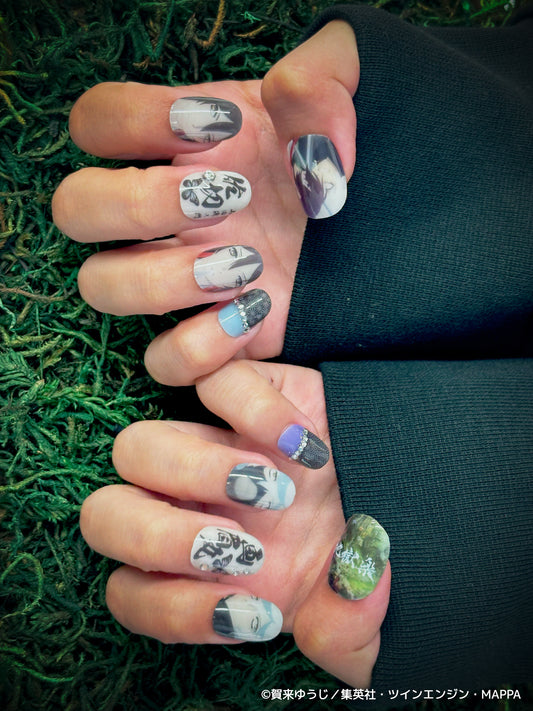 《受注生産》推しネイルチップ 【地獄楽】画眉丸&佐切 ◆2026年4月上旬より順次発送