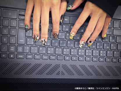 《受注生産》推しネイルチップ 【地獄楽】巌鉄斎＆付知 ◆2026年4月上旬より順次発送