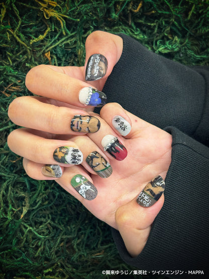 《受注生産》推しネイルチップ 【地獄楽】巌鉄斎 ◆2026年4月上旬より順次発送