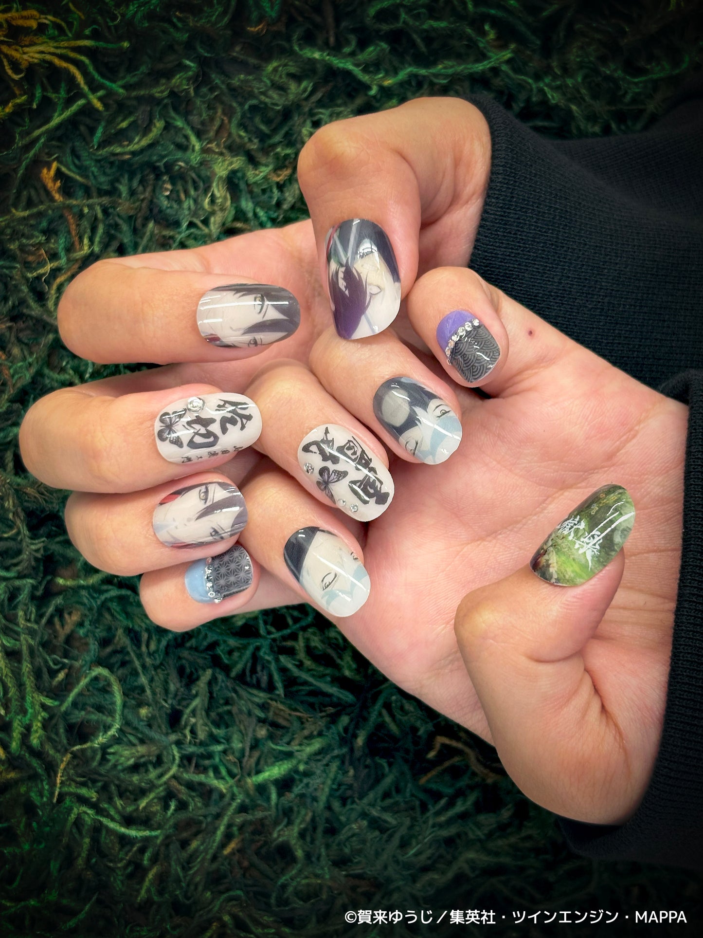 《受注生産》推しネイルチップ 【地獄楽】画眉丸&佐切 ◆2026年4月上旬より順次発送