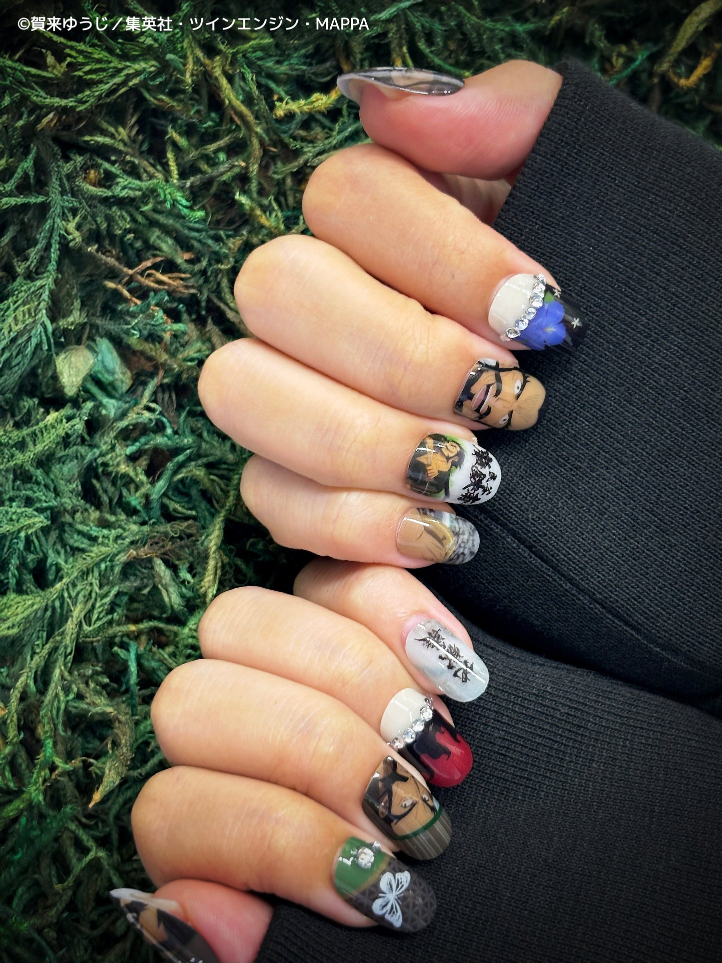 《受注生産》推しネイルチップ 【地獄楽】巌鉄斎 ◆2026年4月上旬より順次発送