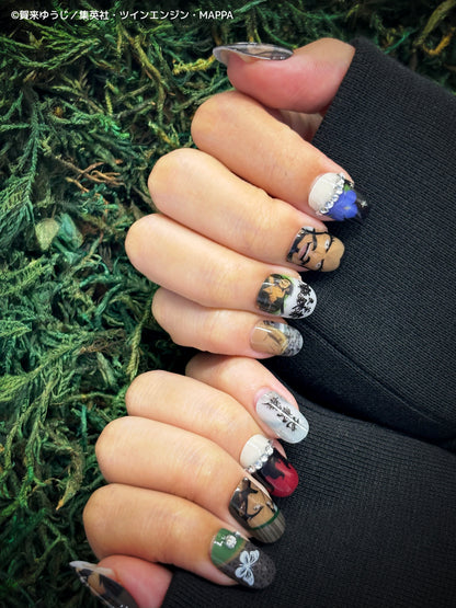 《受注生産》推しネイルチップ 【地獄楽】巌鉄斎 ◆2026年4月上旬より順次発送