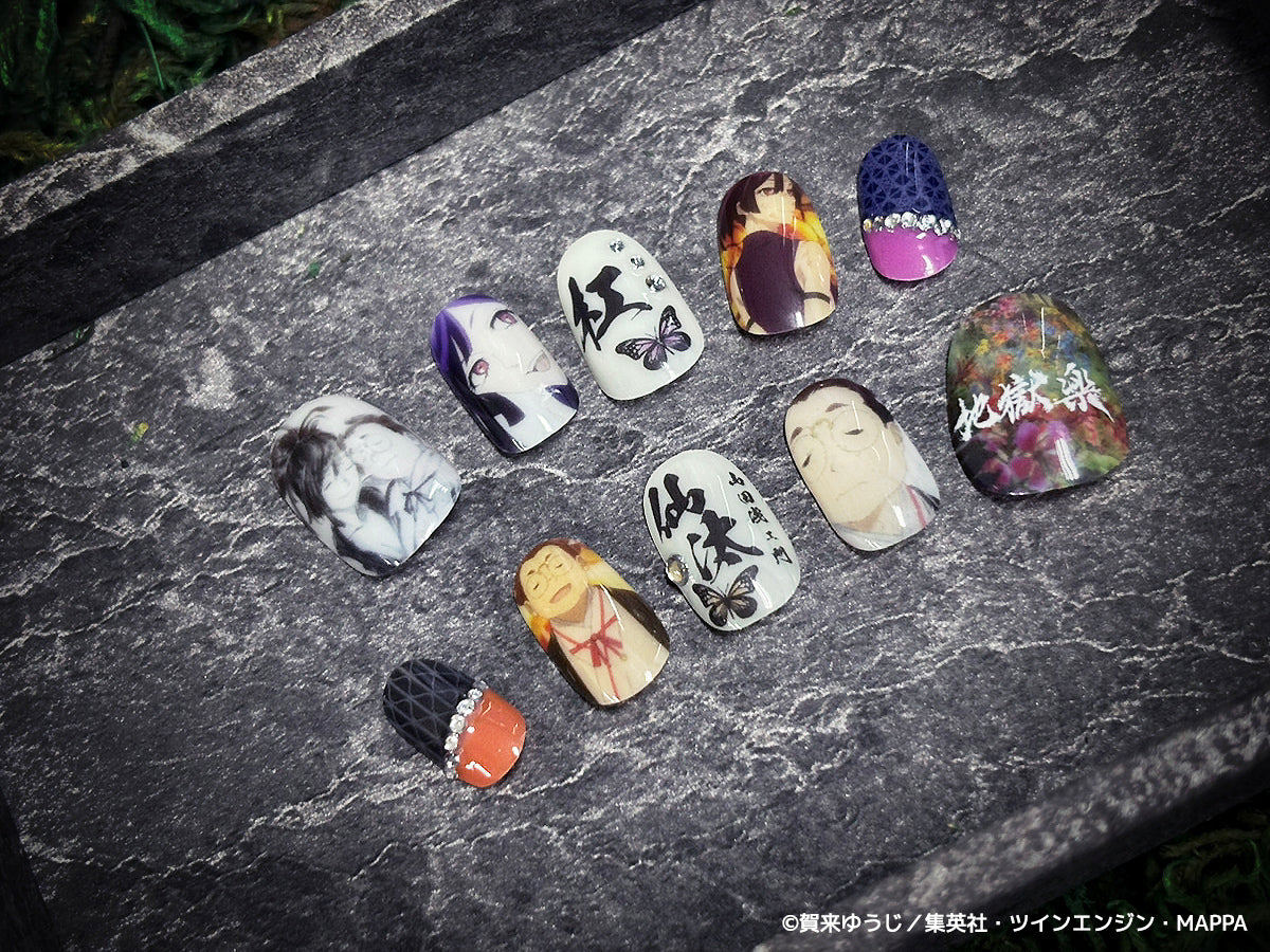 《受注生産》推しネイルチップ 【地獄楽】杠&仙汰 ◆2026年4月上旬より順次発送