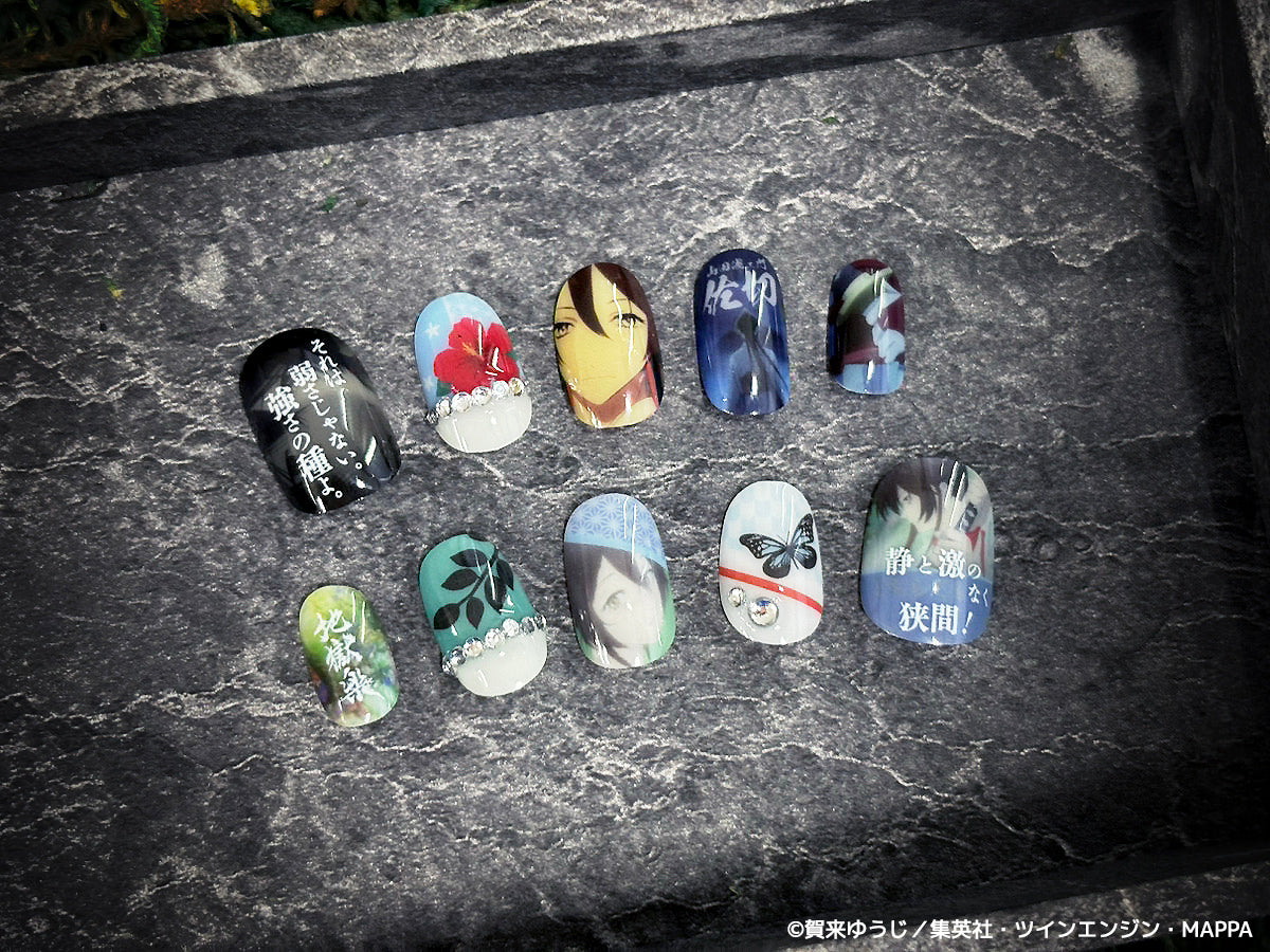 《受注生産》推しネイルチップ 【地獄楽】佐切 ◆2026年4月上旬より順次発送