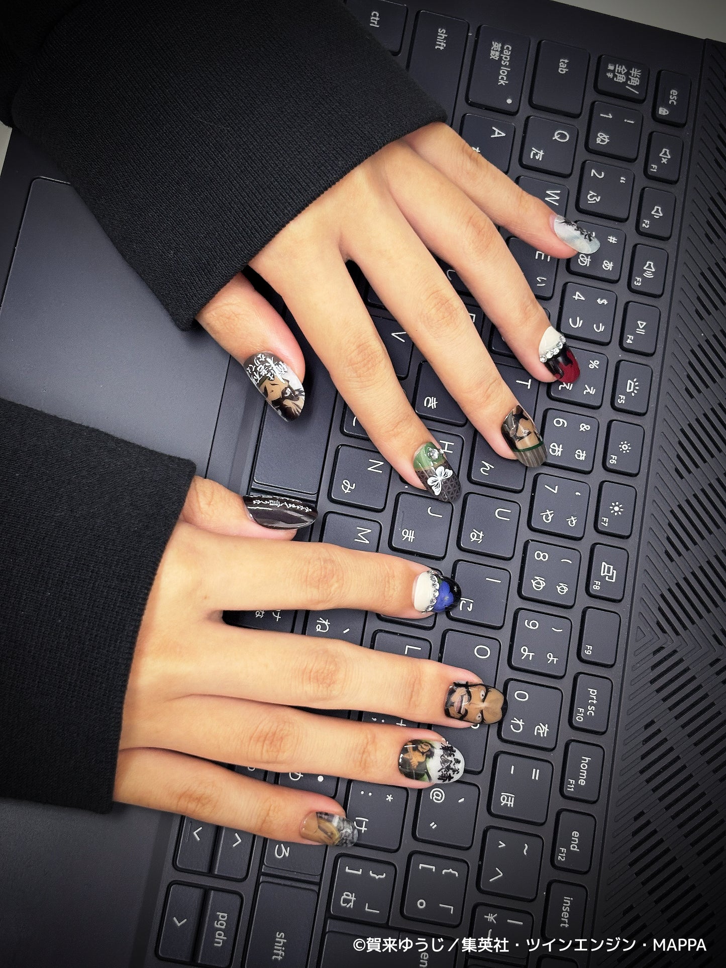 《受注生産》推しネイルチップ 【地獄楽】巌鉄斎 ◆2026年4月上旬より順次発送