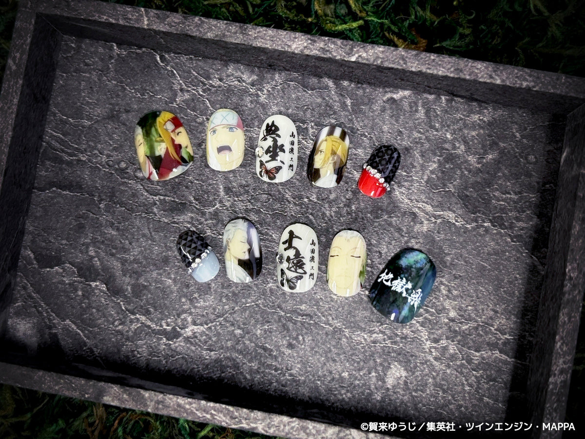 《受注生産》推しネイルチップ 【地獄楽】士遠&典坐 ◆2026年4月上旬より順次発送
