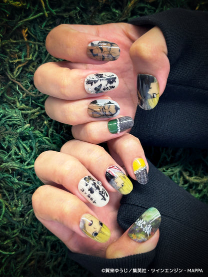 《受注生産》推しネイルチップ 【地獄楽】巌鉄斎＆付知 ◆2026年4月上旬より順次発送