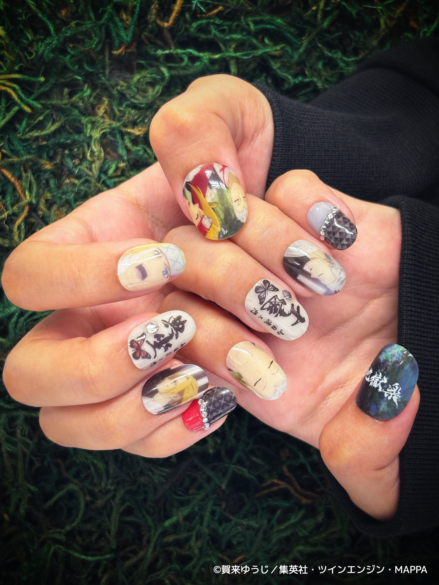 《受注生産》推しネイルチップ 【地獄楽】士遠&典坐 ◆2026年4月上旬より順次発送