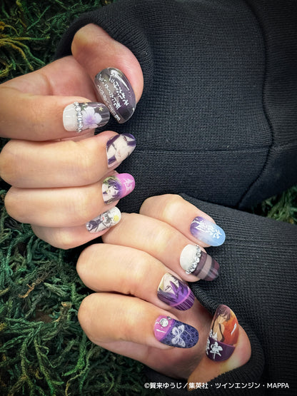 《受注生産》推しネイルチップ 【地獄楽】杠 ◆2026年4月上旬より順次発送