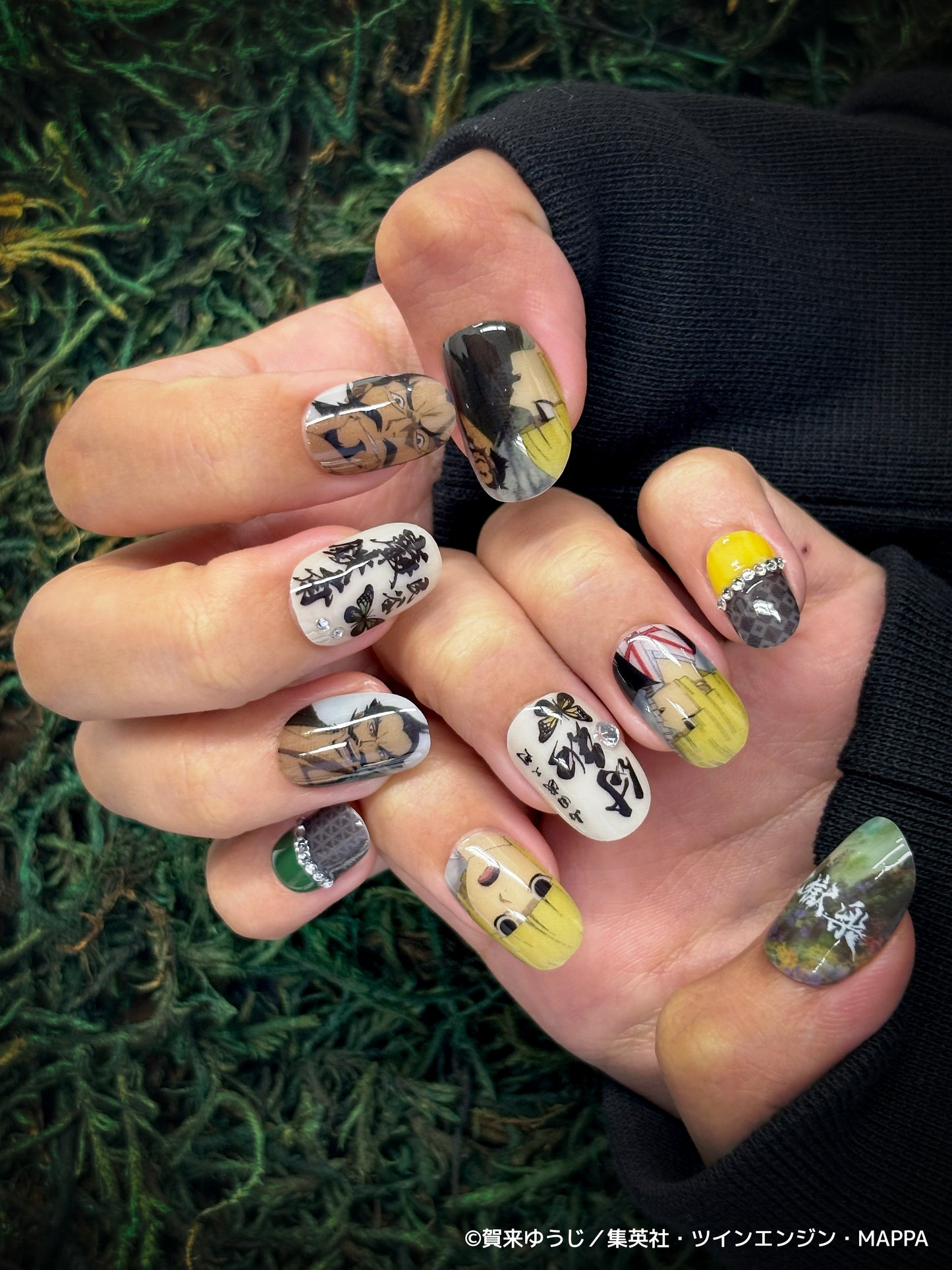 《受注生産》推しネイルチップ 【地獄楽】巌鉄斎＆付知 ◆2026年4月上旬より順次発送