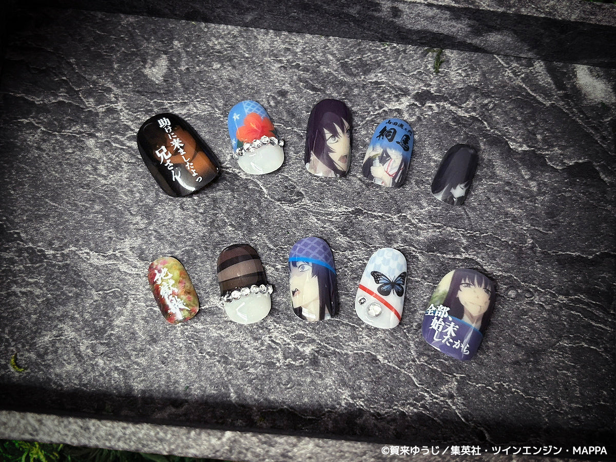 《受注生産》推しネイルチップ 【地獄楽】桐馬 ◆2026年4月上旬より順次発送